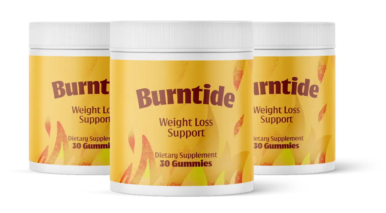 Three bottles of BurntTide daily dietary supplement