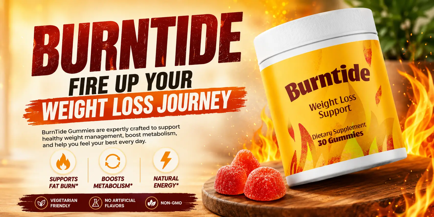 BurntTide daily dietary supplement gummies